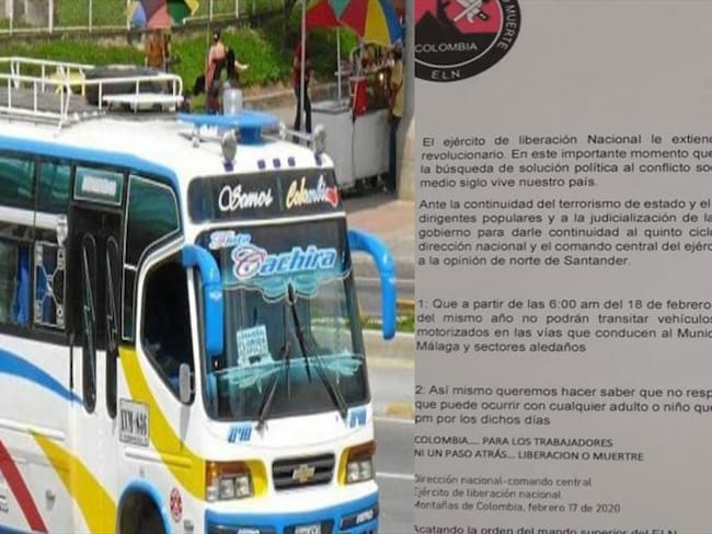 A dos municipios de Norte de Santander se suspendieron las rutas por seguridad de los viajeros.. Foto: suministrada.