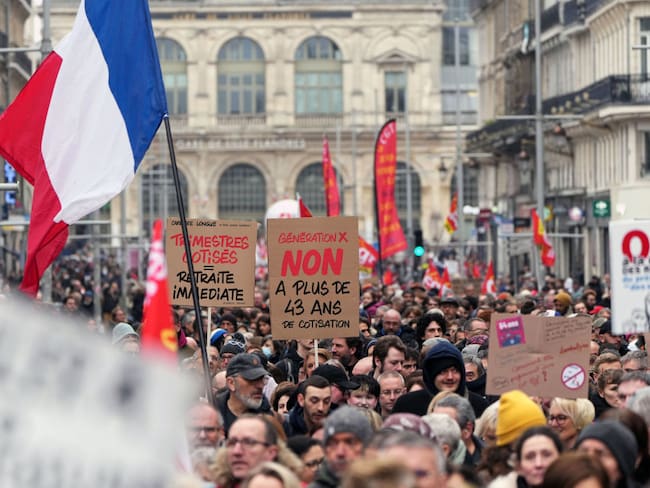 Manifestaciones en Francia. (Photo by Sylvain Lefevre/Getty Images)