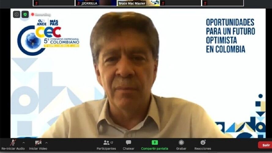 Mac Master reiteró la necesidad de establecer mecanismos de compra de cartera para apoyar, eventualmente, al sistema financiero.. Foto: Cortesía