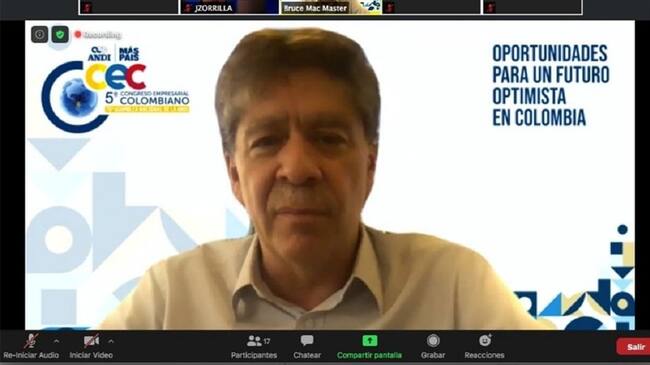 Mac Master reiteró la necesidad de establecer mecanismos de compra de cartera para apoyar, eventualmente, al sistema financiero.. Foto: Cortesía