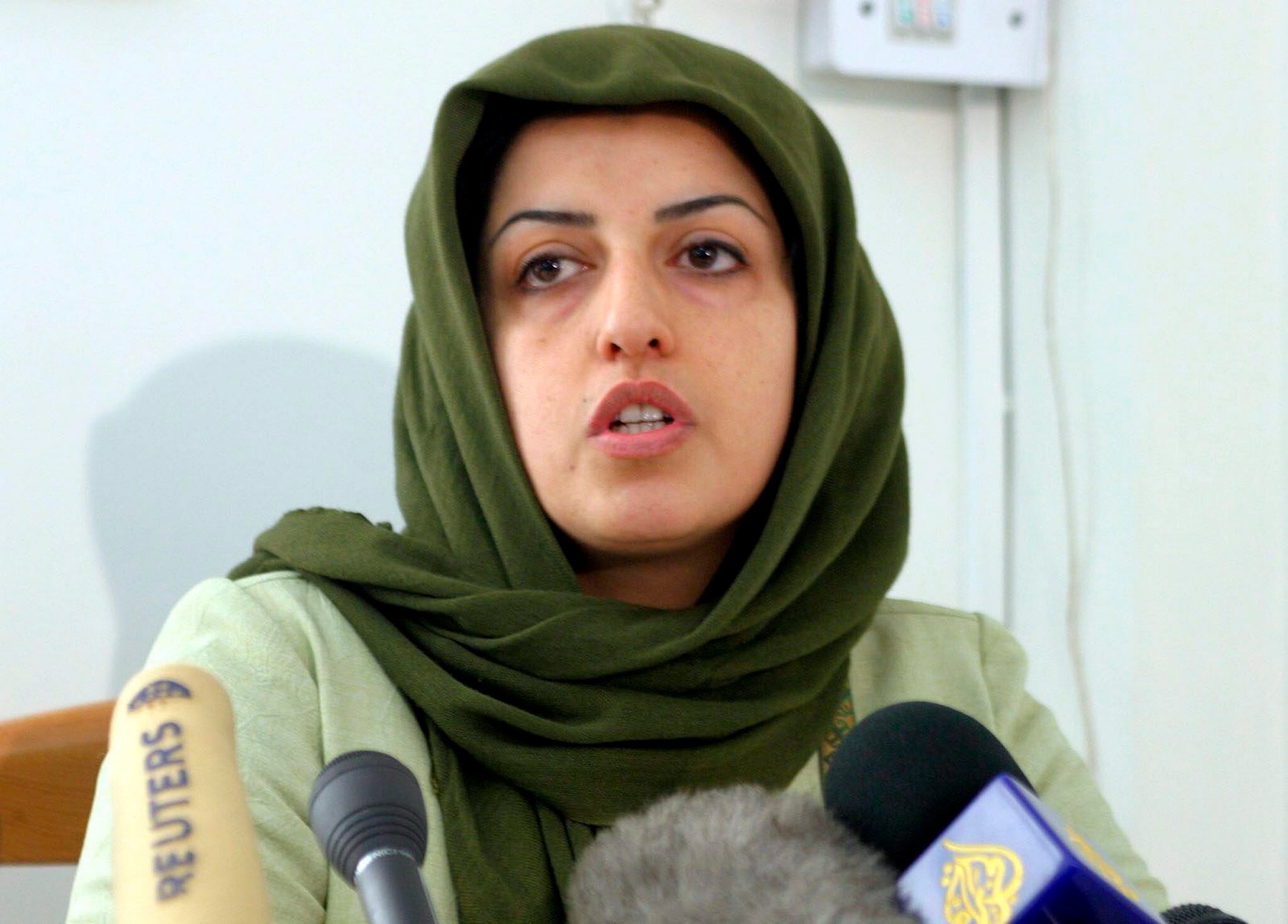 Narges Mohammadi FOTO:EFE/EPA/ABEDIN TAHERKENAREH