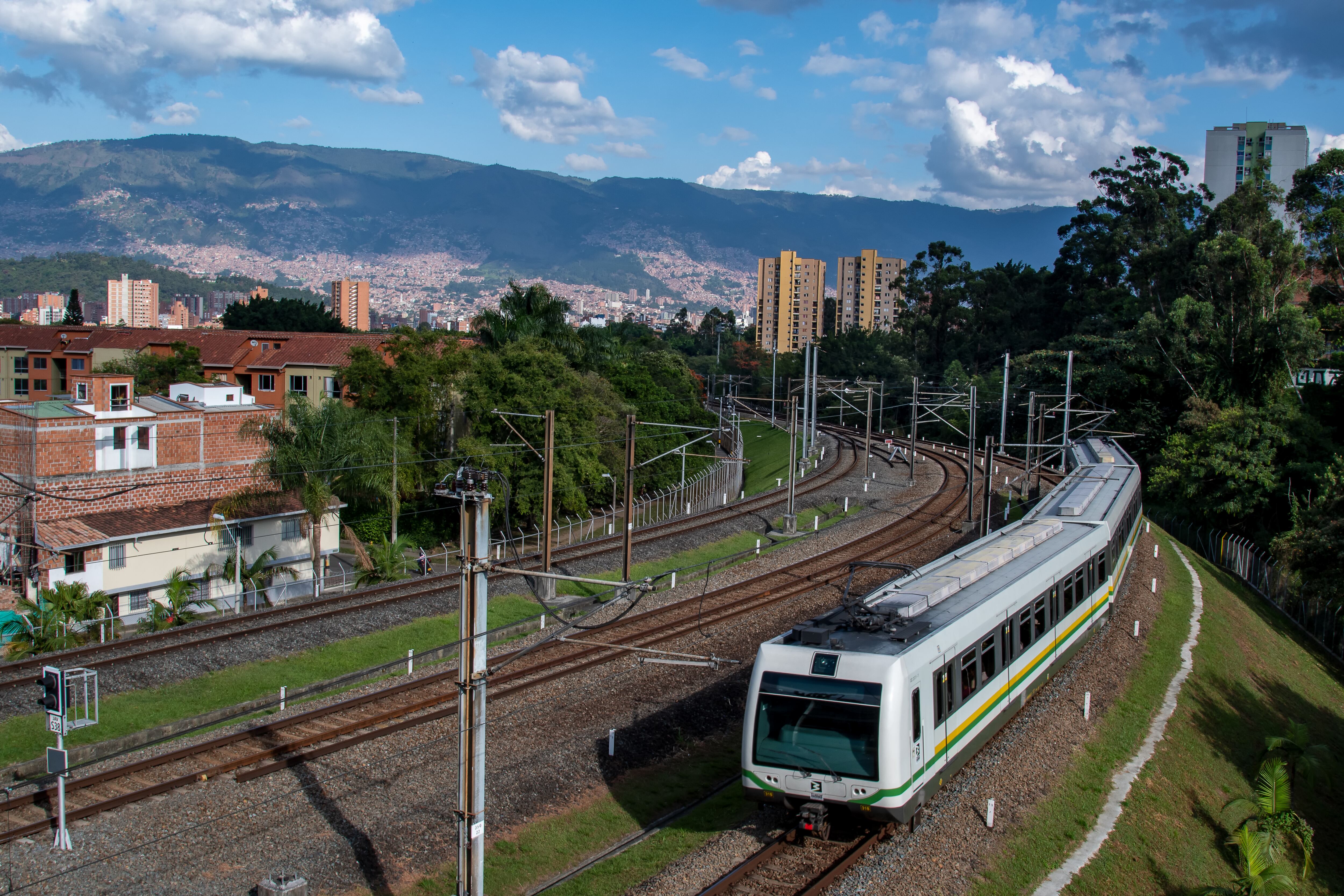 Metro de Medellín en Medellín, capital de Antioquia (Foto vía Getty Images)