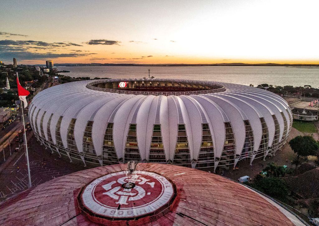 Estadio de Porto Alegre, Brasil. Foto: Silvio AVILA/AFP/Getty Images