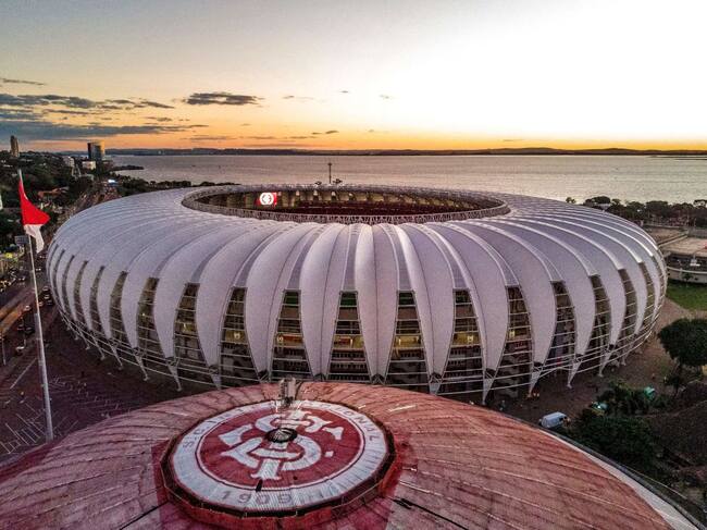 Estadio de Porto Alegre, Brasil. Foto: Silvio AVILA/AFP/Getty Images