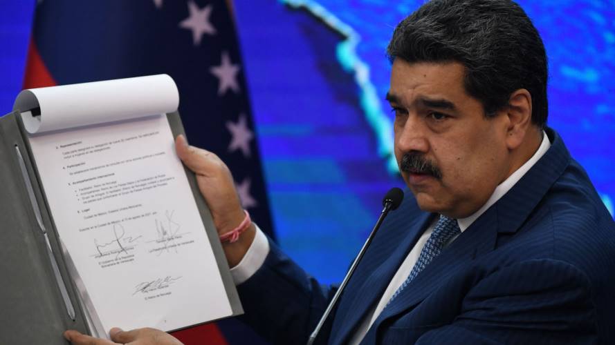 Nicolás Maduro. Presidente de Venezuela. Crédito: Getty Images/ FEDERICO PARRA