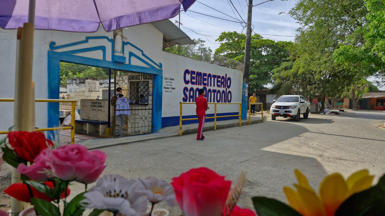 Este es el cementerio donde se buscarán cuerpos de desaparecidos en el conflicto armado en Montería. Foto: UBPD.