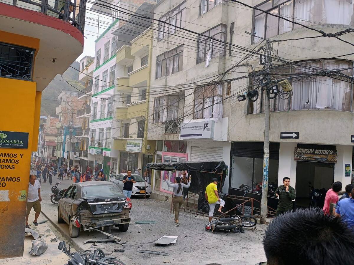 Dos capturados por atentado con motobomba en Samaniego, Nariño