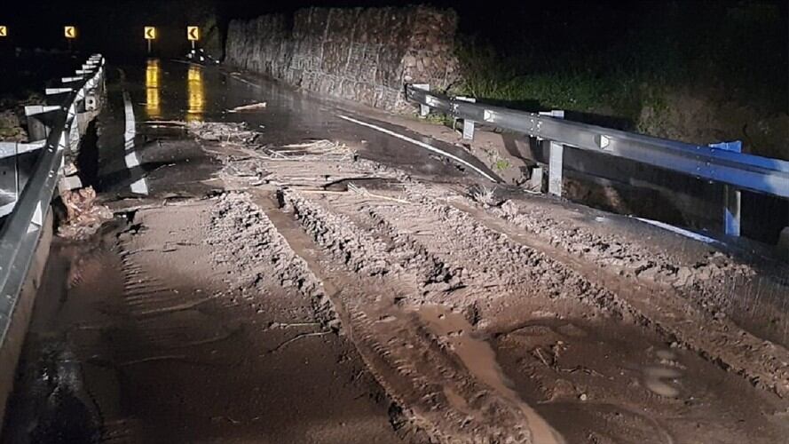 Vía Barrancabermeja . Foto:Policía Bucaramanga.