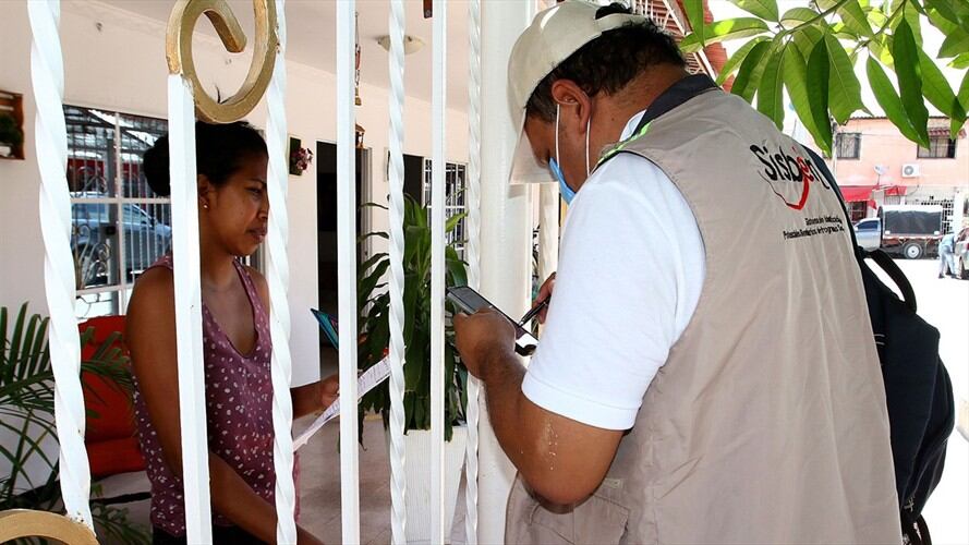 Inscripciones Sisbén . Foto: Colprensa