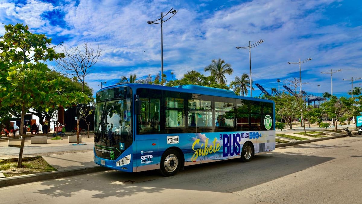 Santa Marta pone a rodar el primer bus eléctrico