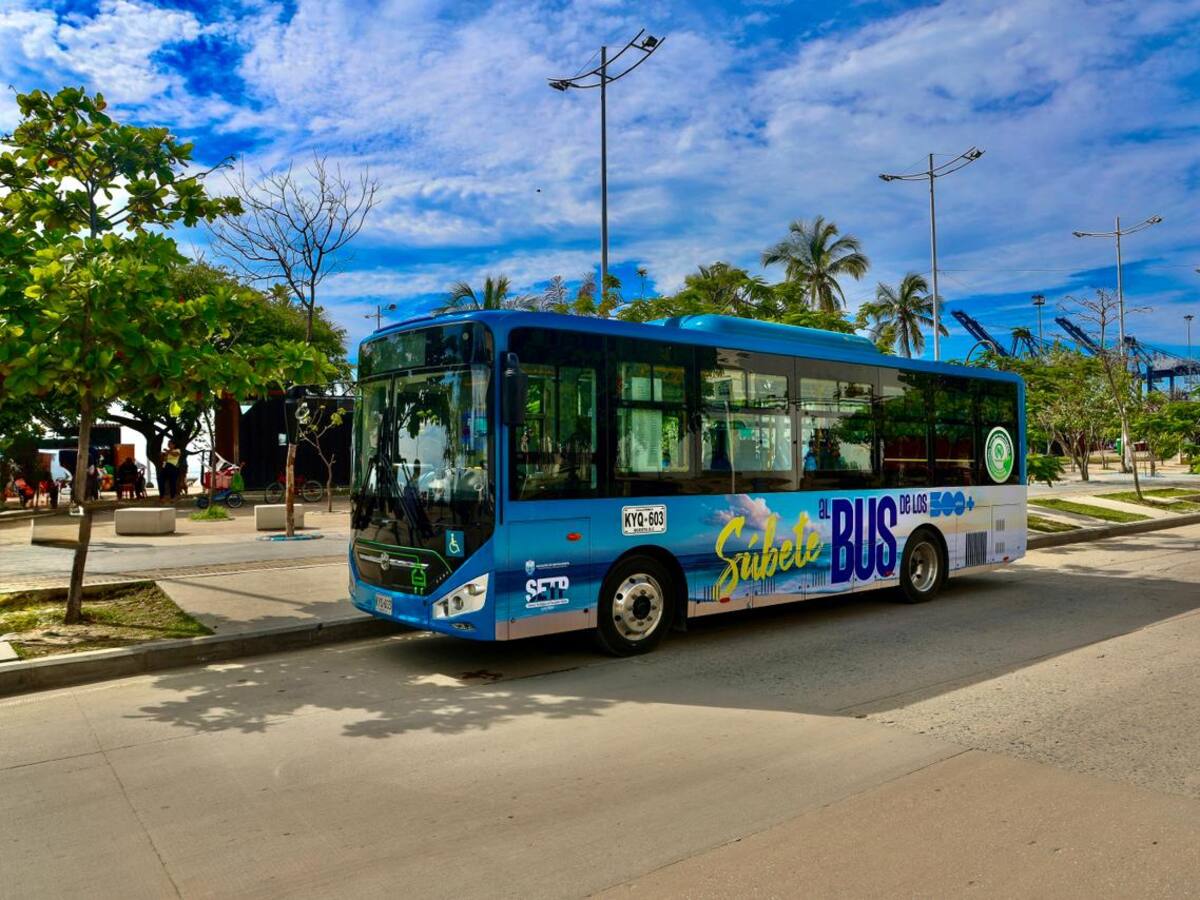 Santa Marta pone a rodar el primer bus eléctrico