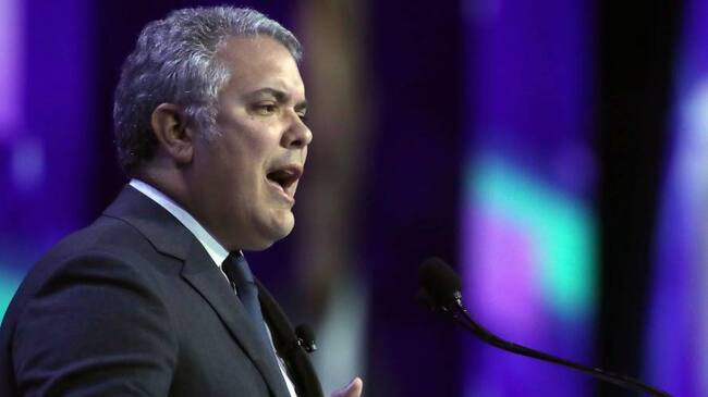 Iván Duque en Conferencia Presidencial 2020. Créditos: Getty Images