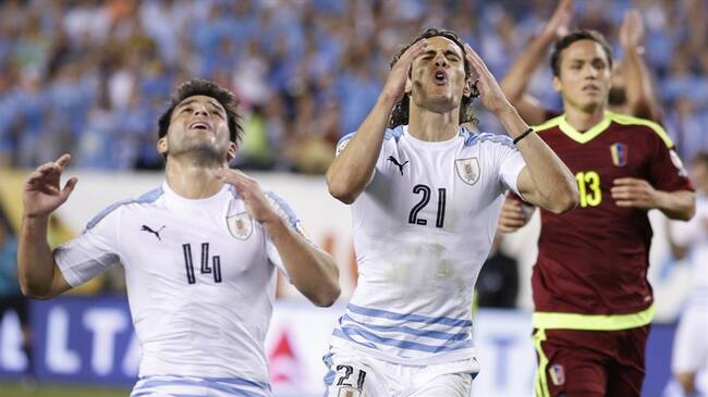 Uruguay vs Venezuela. Foto: Agencia EFE