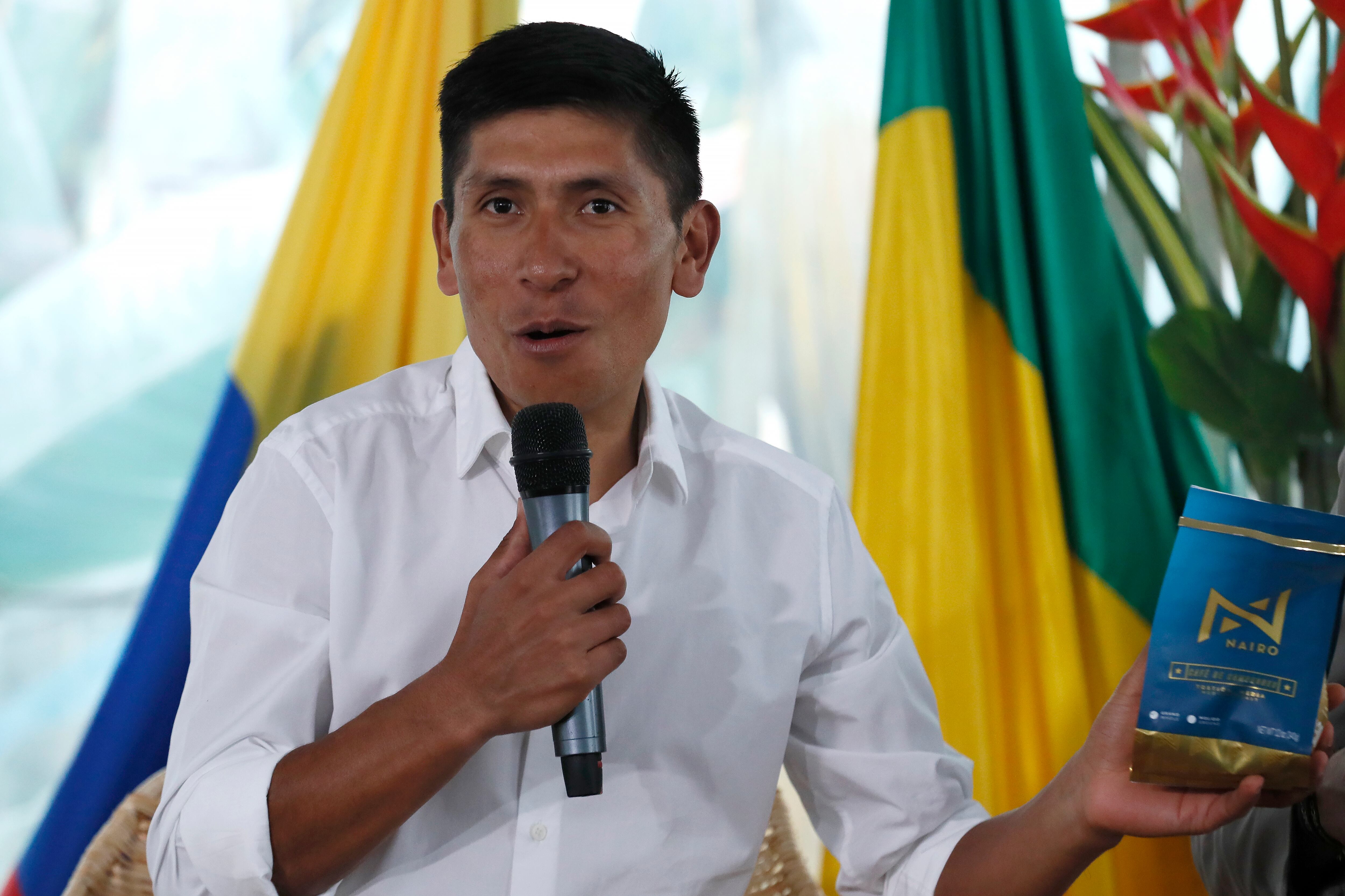 El ciclista colombiano Nairo Quintana. Foto: EFE/ Carlos Ortega