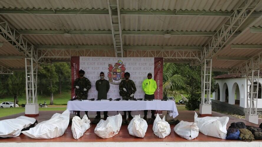 La operación fue ejecutada en la vereda El Encanto, corregimiento de Sinaí. Foto: Ejército Nacional