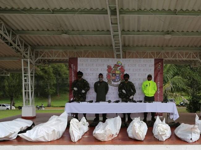 La operación fue ejecutada en la vereda El Encanto, corregimiento de Sinaí. Foto: Ejército Nacional