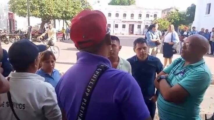 Operadores turísticos de Bahía Concha en Santa Marta realizaron plantón