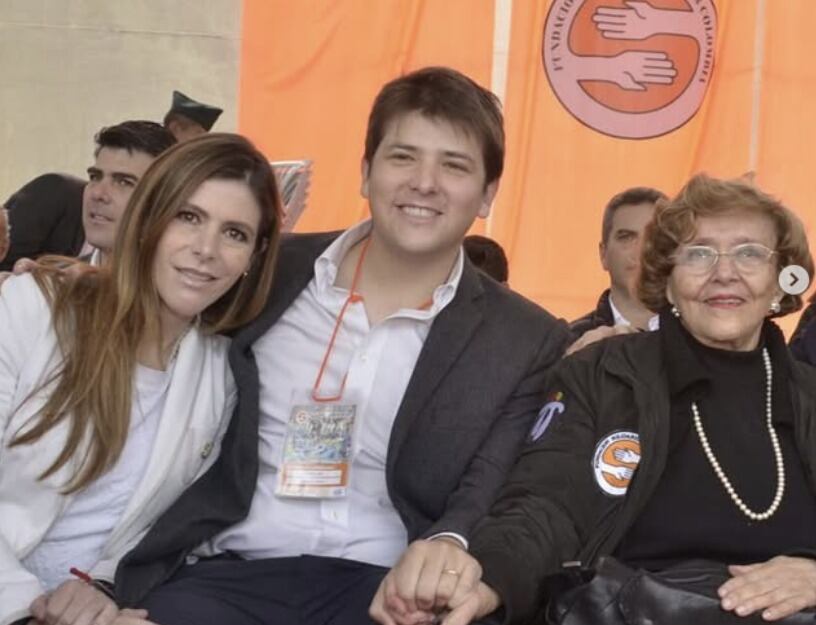 María Carolina Hoyos, Miguel Uribe y Nydia Quintero. Foto: Instagram María Carolina Hoyos.