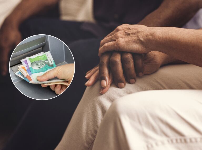 Exesposa de luto por la pérdida de su anterior pareja / Pago por pensión de supervivencia (Getty Images)