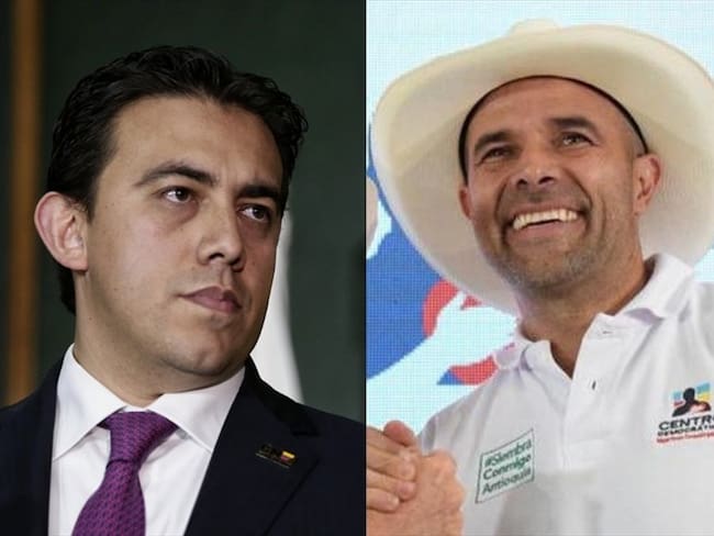 Alexander Vega ex presidente del CNE y Andrés Guerra. Foto: Colprensa/ @andresguerraho