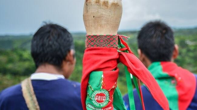 En el escrito se declara objetivo militar a los integrantes de Guardia Indígena. Foto: Cric