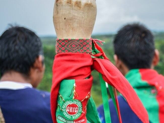 En el escrito se declara objetivo militar a los integrantes de Guardia Indígena. Foto: Cric