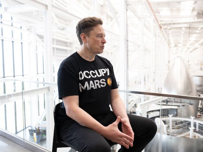 Elon Musk is en las instalaciones de Space X en Brownsville, Texas. FOTO: Marvin Joseph/The Washington Post/ Getty Images