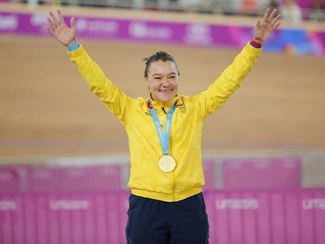 Martha Bayona ganó oro en los Panamericanos por el ciclismo de pista