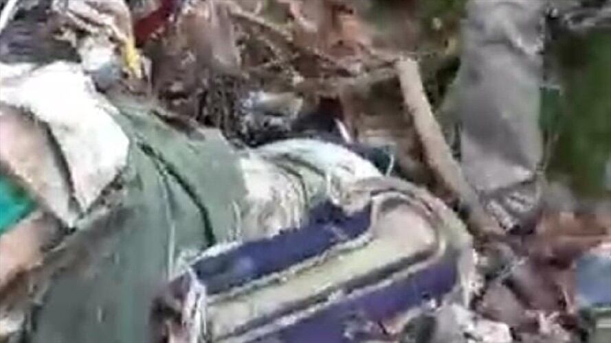 Contaminación quebrada. Foto:suministrada.