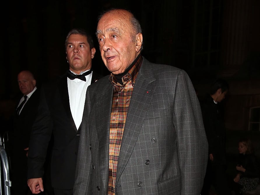 Mohamed Al-Fayed.  (Photo by Mark Robert Milan/GC Images)