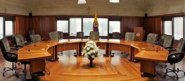 Sala Plena Corte Constitucional. Foto: Corte Constitucional (Colprensa)