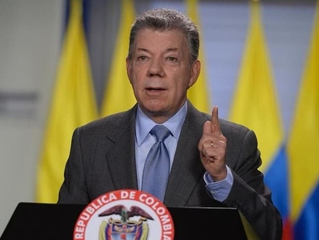 Santos sancionó la Ley de páramos y la de cambio climático. Foto: Colprensa