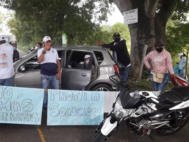 Más de 50 extrabajadores del hospital Sagrado Corazón de Jesús del municipio de Valencia (Córdoba) exigen un pago cercano a los 915 millones de pesos. Foto: Cortesía