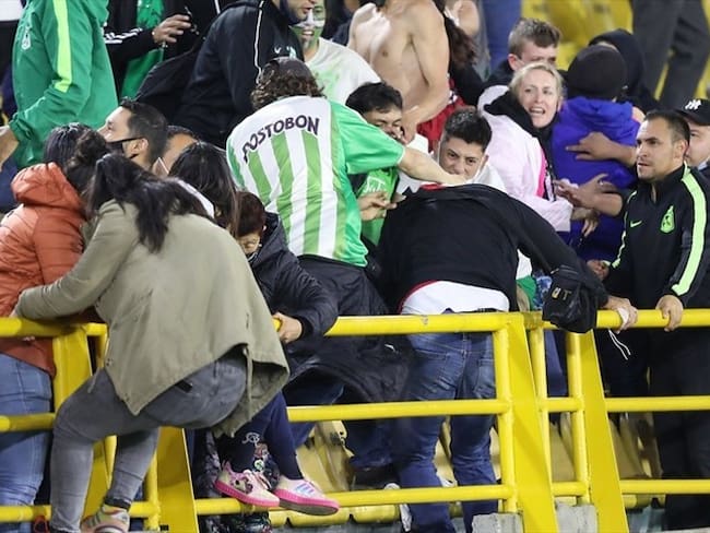 Molina Fonseca estaría vinculado con el hecho ocurrido en la tribuna norte del estadio El Campín.. Foto: Colprensa
