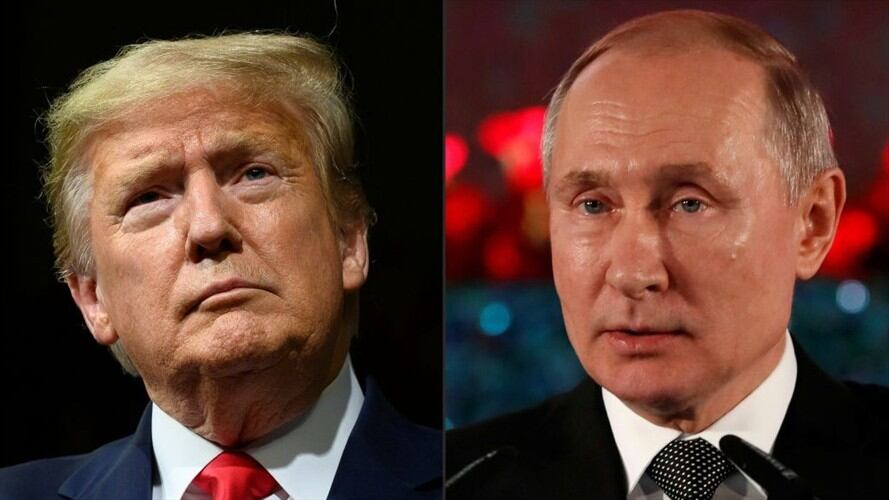 Donald Trump y Vladimir Putin. Foto: Getty Images