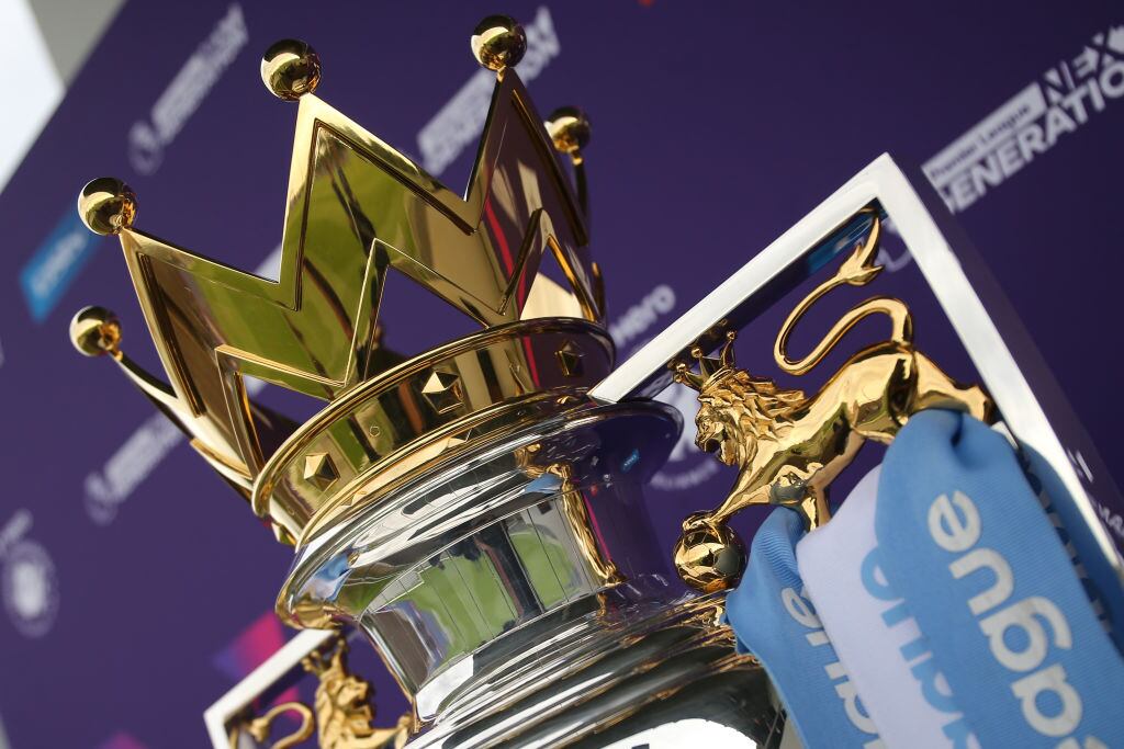 Trofeo de la Premier League. Foto: Ashley Allen/Getty Images