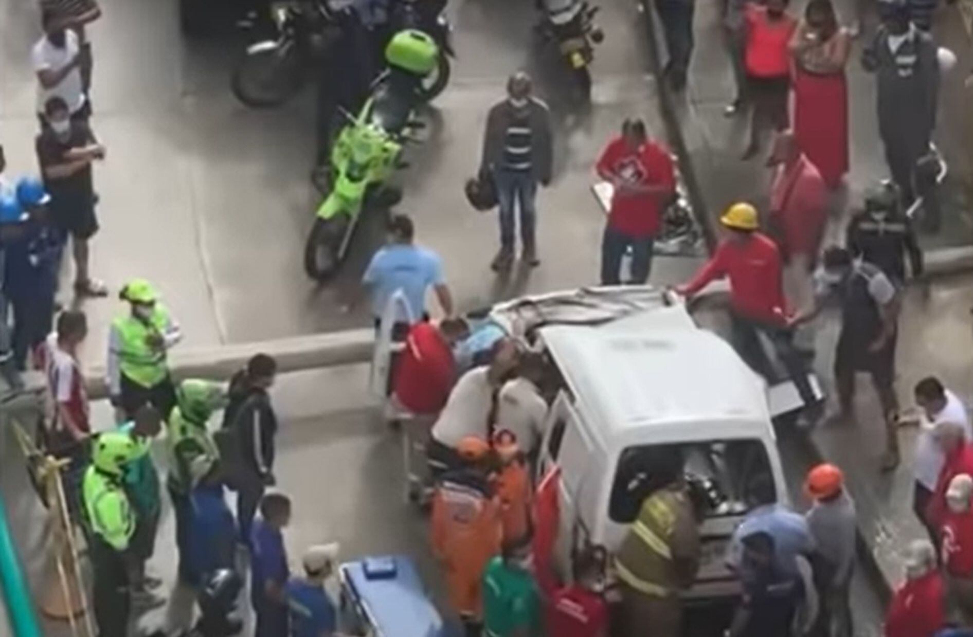 El herido se encuentra con un delicado estado de salud. Foto: Cortesía.