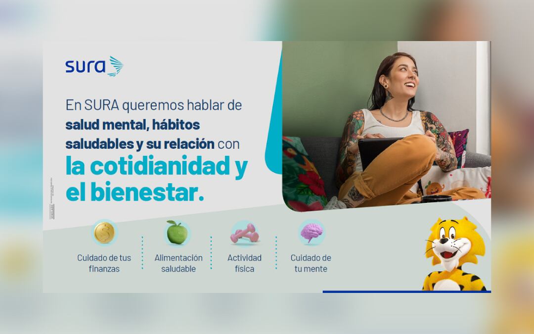 SURA revoluciona la manera de entender la salud mental y de adquirir hábitos saludables.
