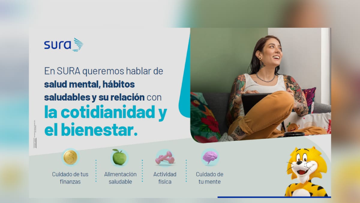 SURA revoluciona la manera de entender la salud mental y de adquirir hábitos saludables.