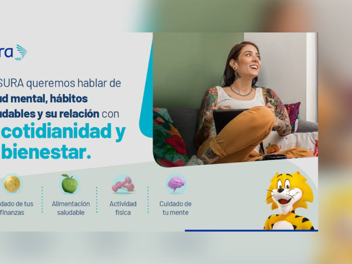SURA revoluciona la manera de entender la salud mental y de adquirir hábitos saludables.