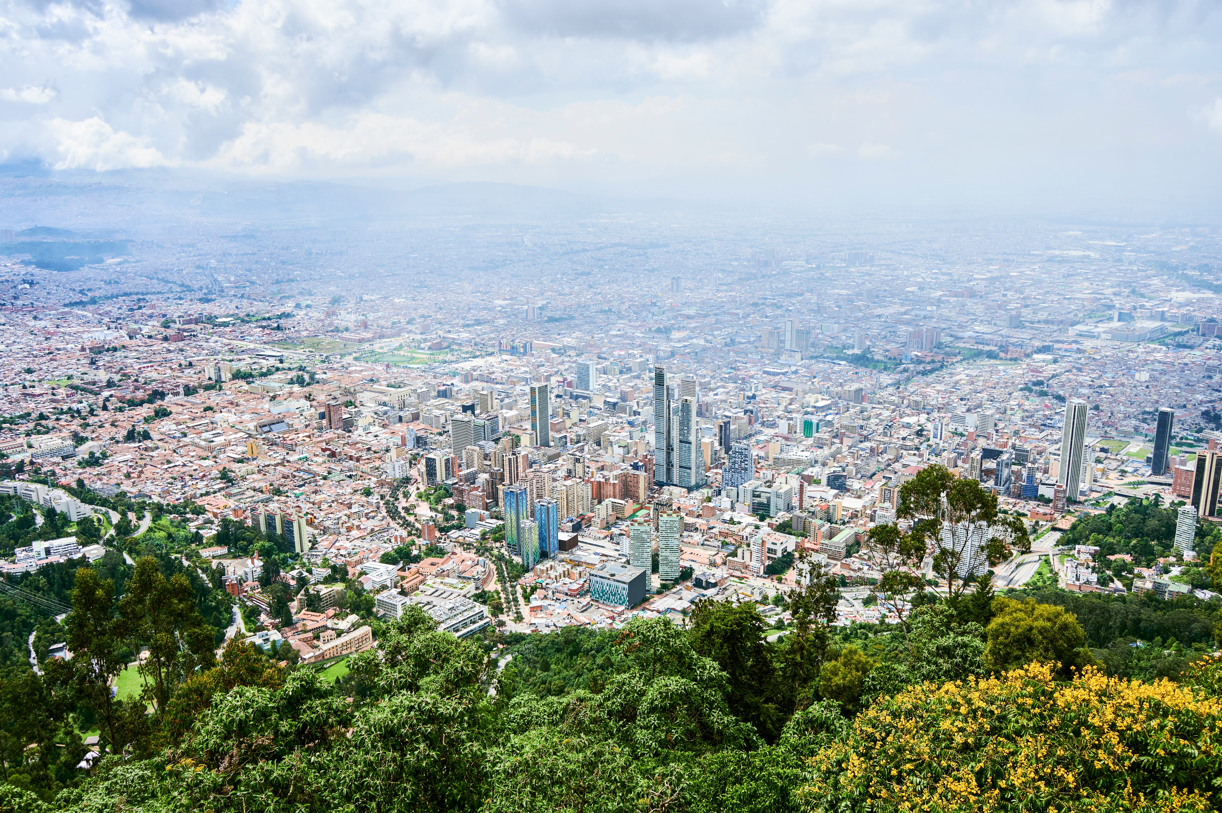 Vista panorámica de Bogotá. FOTO: Getty Images