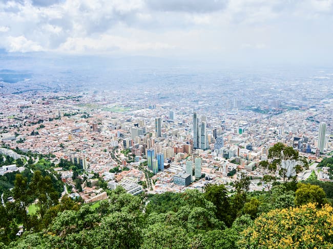 Vista panorámica de Bogotá. FOTO: Getty Images