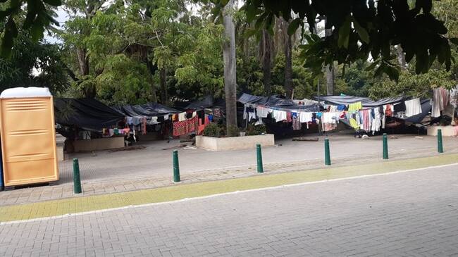 Defensoría pide garantías para comunidad indígena desplazada en Córdoba. Foto: cortesía.