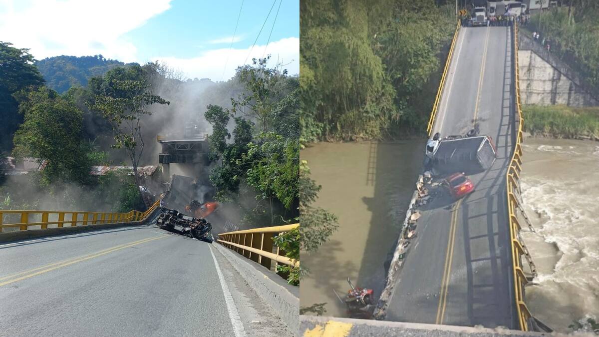 Fiscalía abrió investigación por el desplome del puente La Vieja