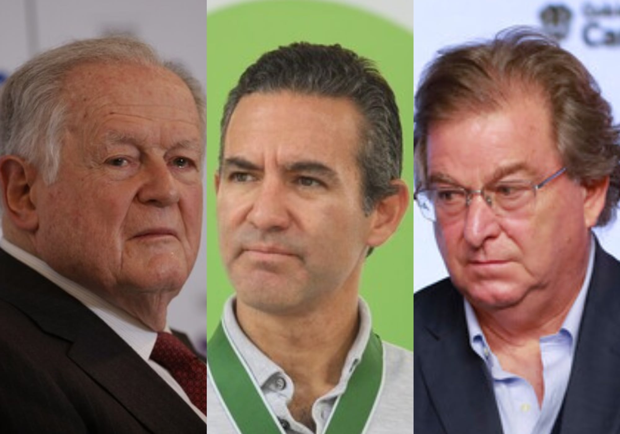 Luis Carlos Sarmiento Angulo, David Vélez y Jaime Gilinski. Foto. (Colprensa - Álvaro Tavera ) / Colprensa / Cortesía Presidencia - Alexa Rochi