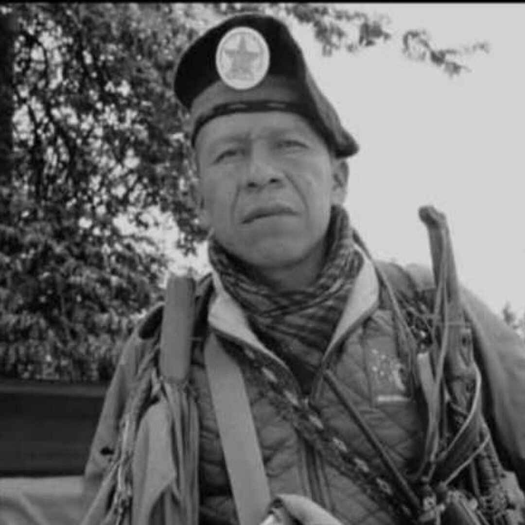 Albeiro Camayo, indígena asesinado en el resguardo Las Delicias, Buenos Aires, Cauca. Crédito: Cric 