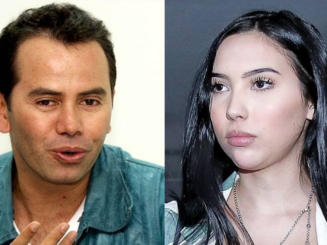 Cantante Jhonny Rivera e influenciadora Aifa Victoria Merlano. Foto: Colprensa / Colprensa-Camila Díaz