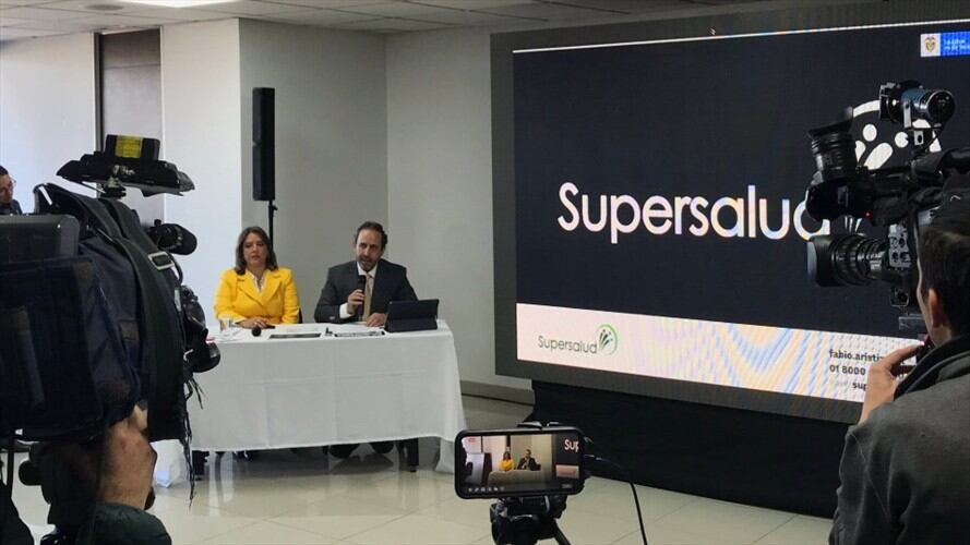 La Supersalud pudo confirmar las graves fallas en la capacidad de atención de la EPS Saludvida. Foto: Captura de pantalla/ @Supersalud.