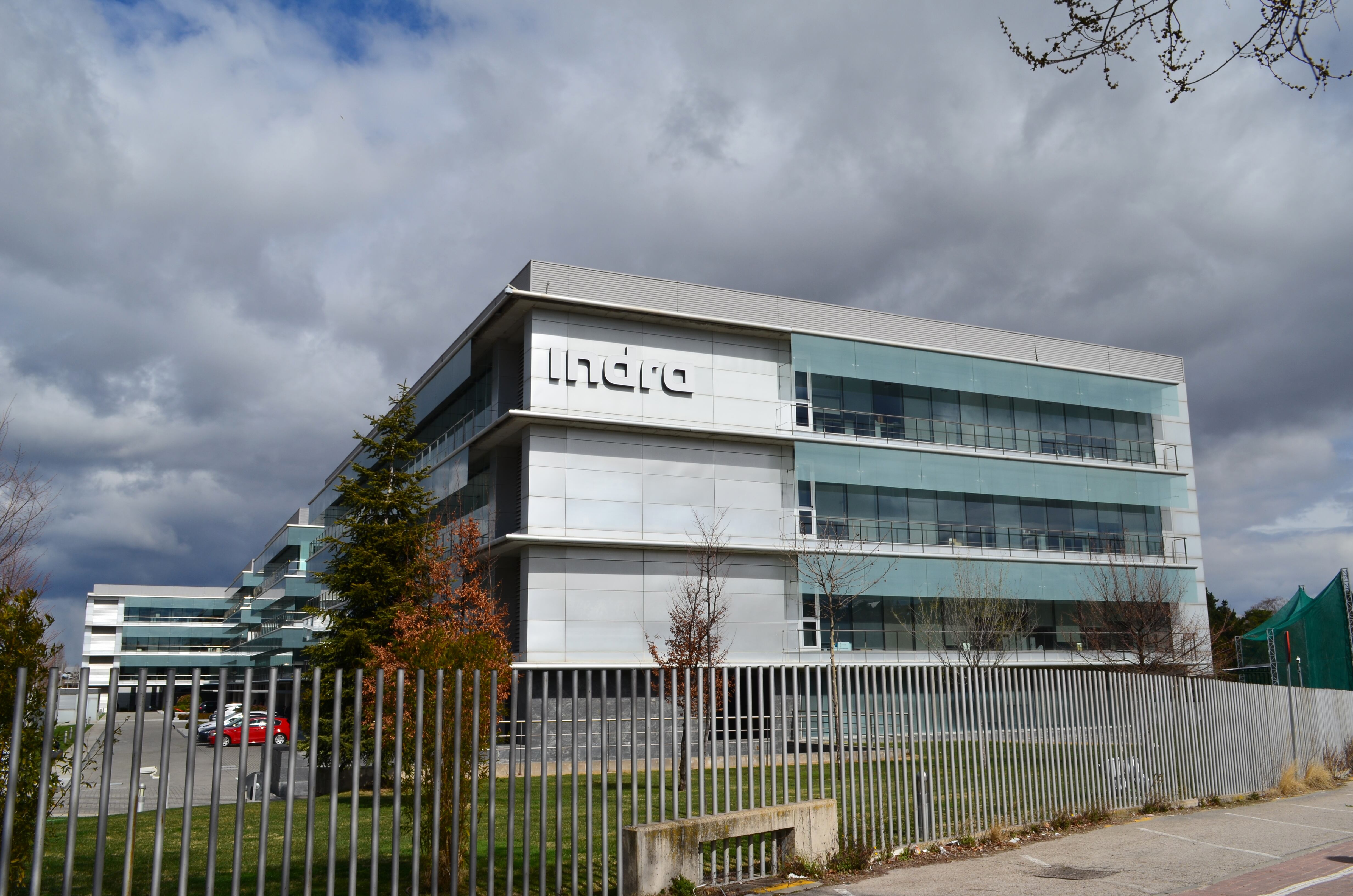 Headquarters of Indra, global consulting and technology company, on March 2018, Alcobendas, Madrid, Spain (Photo by Cristina Arias/Cover/Getty Images)