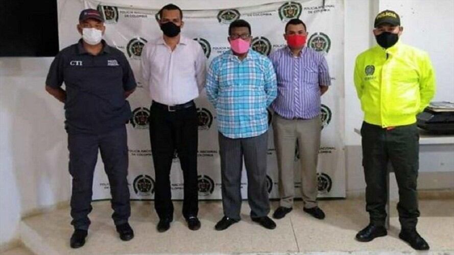 Policía capturó a tres pastores evangélicos por abuso de menores en el sur del Magdalena. Foto: Policía del Magdalena